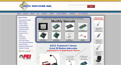 Desktop Screenshot of escoservices.com